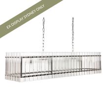 Paloma Pendant - Linear Nickel - OUTLET NSW