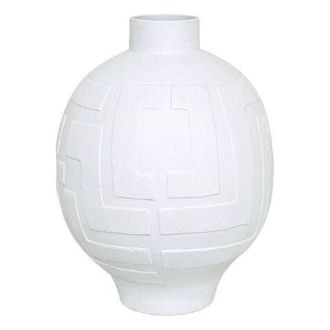 Pandora Greek Key Vase - Large