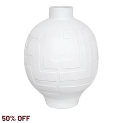 Pandora Greek Key Vase - Large
