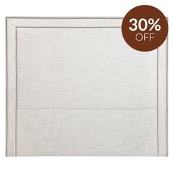 Manhattan Double  Bedhead - Natural Linen