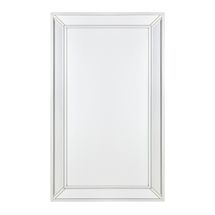 Zeta Wall Mirror - Medium White