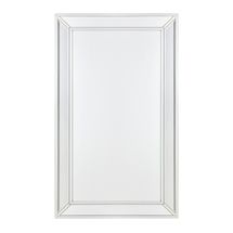 Zeta Wall Mirror - Medium White