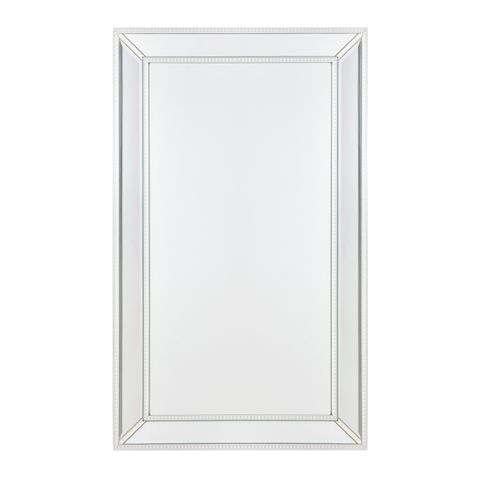 Zeta Wall Mirror - Medium White