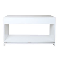 Pearl Console Table - White