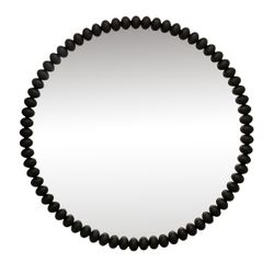 Esme Round Wall Mirror - Black