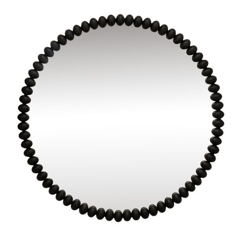 Esme Round Wall Mirror - Black