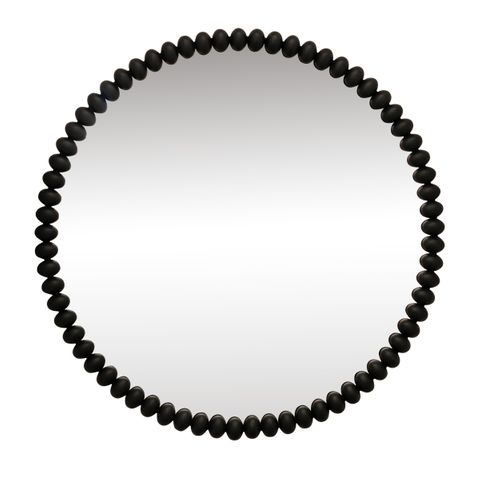 Esme Round Wall Mirror - Black