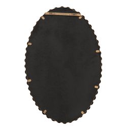 Esme Oval Wall Mirror - Gold Leaf