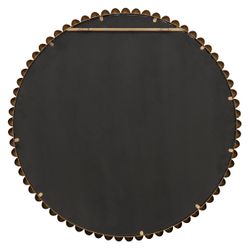 Esme Round Wall Mirror - Gold Leaf