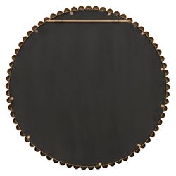 Esme Round Wall Mirror - Gold Leaf