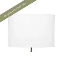 Sculpture Table Drum Shade - White - OUTLET NSW