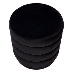 Demi Stool - Black Velvet