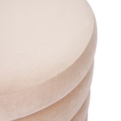 Demi Stool - Nude Velvet