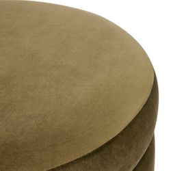 Demi Stool - Olive Velvet