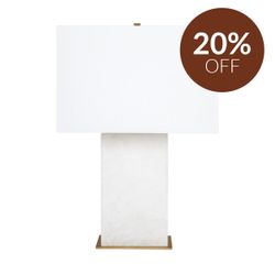 Dominique Alabaster Table Lamp