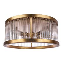 Francine Flush Mount - Antique Gold