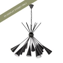 Zachary Pendant - Black - OUTLET NSW