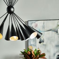 Zachary Pendant - Black - OUTLET NSW