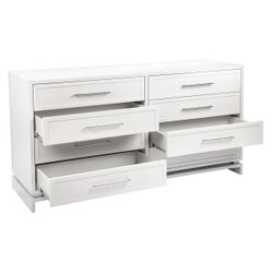 Pearl 8 Drawer Chest - White - OUTLET NSW