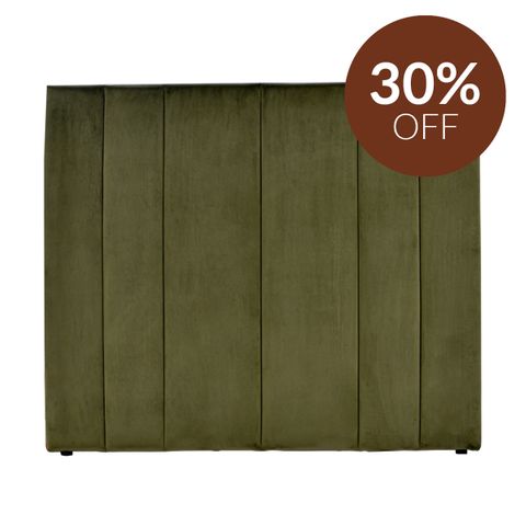 Soho Queen Bedhead - Olive Velvet