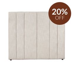 Soho King Bedhead - Off White Linen
