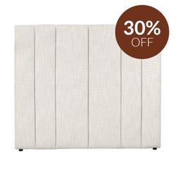 Soho Queen Bedhead - Off White Linen