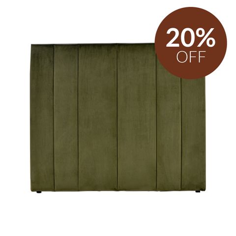 Soho King Bedhead - Olive Velvet