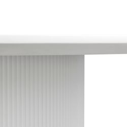 Arlo Round Dining Table - 1.5m White