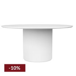 Arlo Round Dining Table - 1.5m White