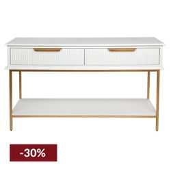 Aimee Console Table - Small White