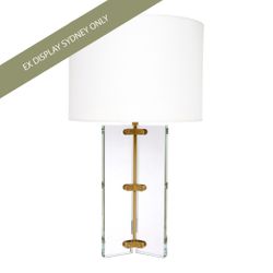 Vela Glass Table Lamp - OUTLET NSW