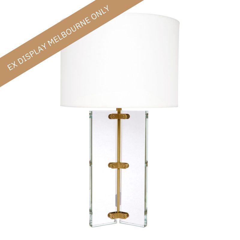 Vela Glass Table Lamp - OUTLET VIC