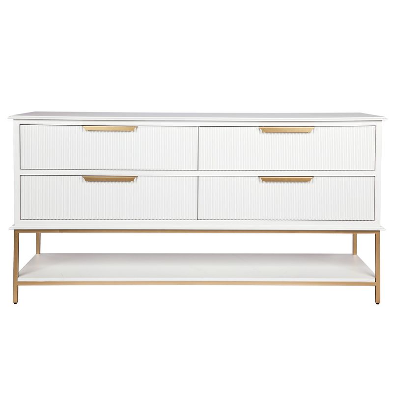 Aimee 4 Drawer Chest - White