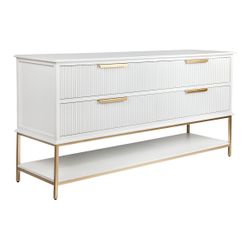 Aimee 4 Drawer Chest - White