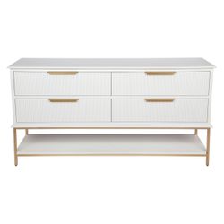 Aimee 4 Drawer Chest - White