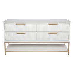 Aimee 4 Drawer Chest - White