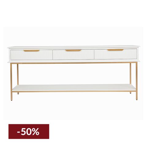 Aimee Console Table - Large White