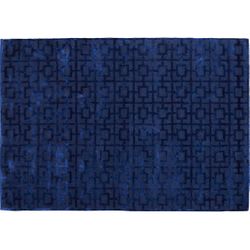 Metro Hand Tufted Wool Rug - Navy/Black - OUTLET VIC