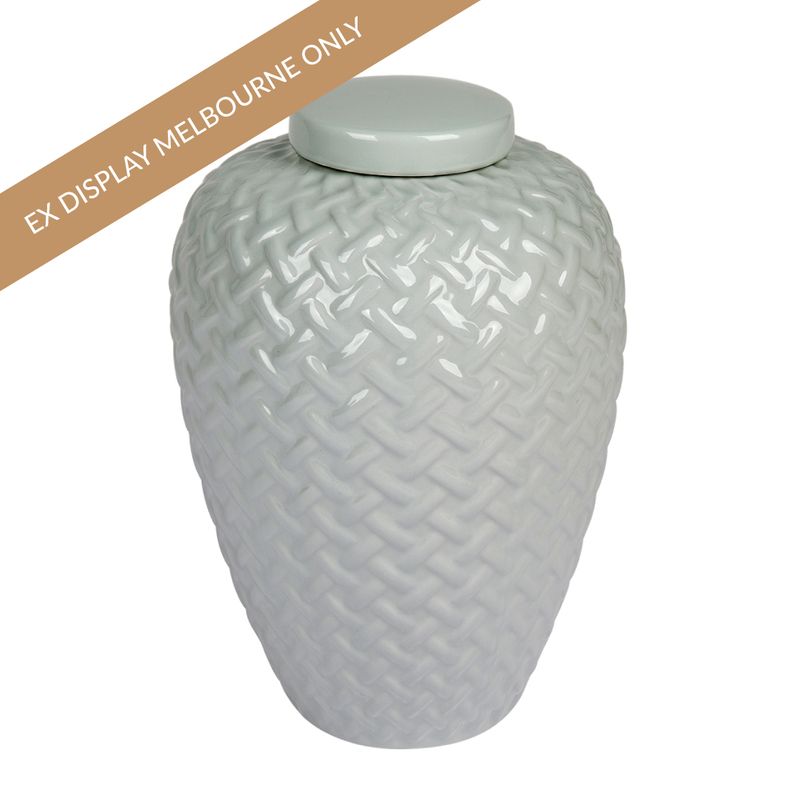 Mya Temple Jar - Medium Cool Grey - OUTLET VIC