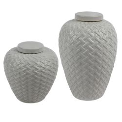 Mya Temple Jar - Medium Cool Grey - OUTLET VIC