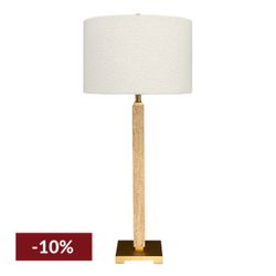 Essex Marble Table Lamp - Natural