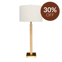Essex Marble Table Lamp - Natural