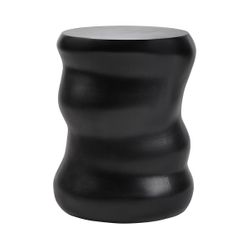 Dune Concrete Stool - Black