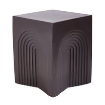 Arc Concrete Stool - Charcoal