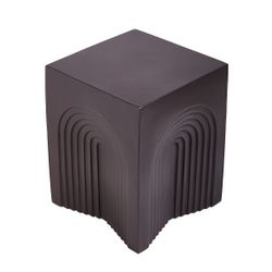 Arc Concrete Stool - Charcoal