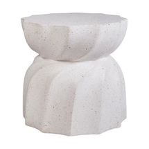 Swirl Concrete Stool - Large Terrazzo