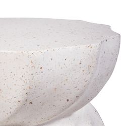 Swirl Concrete Stool - Terrazzo