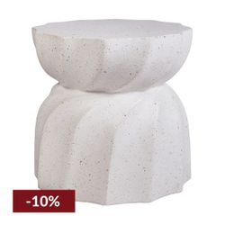 Swirl Concrete Stool - Large Terrazzo