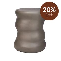 Dune Concrete Stool - Grey