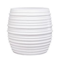 Casa Concrete Stool - White